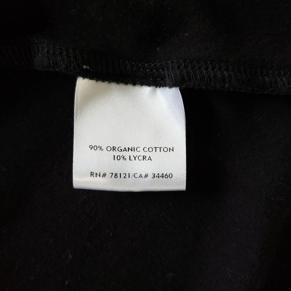 EILEEN FISHER V neck Sleeveless Black Dress - Picture 6 of 6